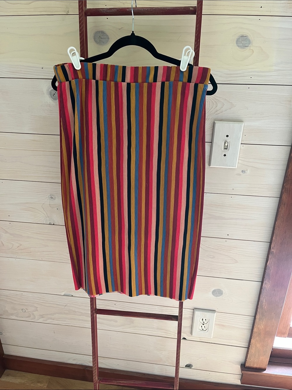 wild fable Multicolor Vertical Stripe Pencil Skirt
